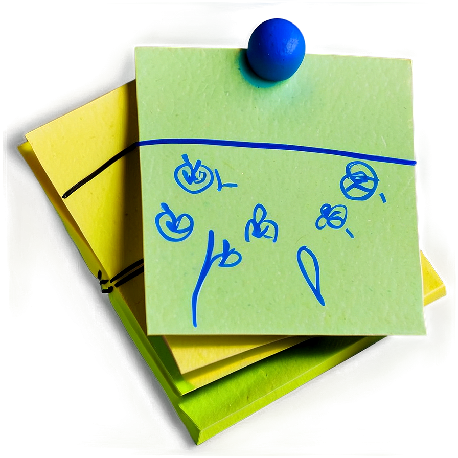 Green Sticky Note Png 76 PNG Image