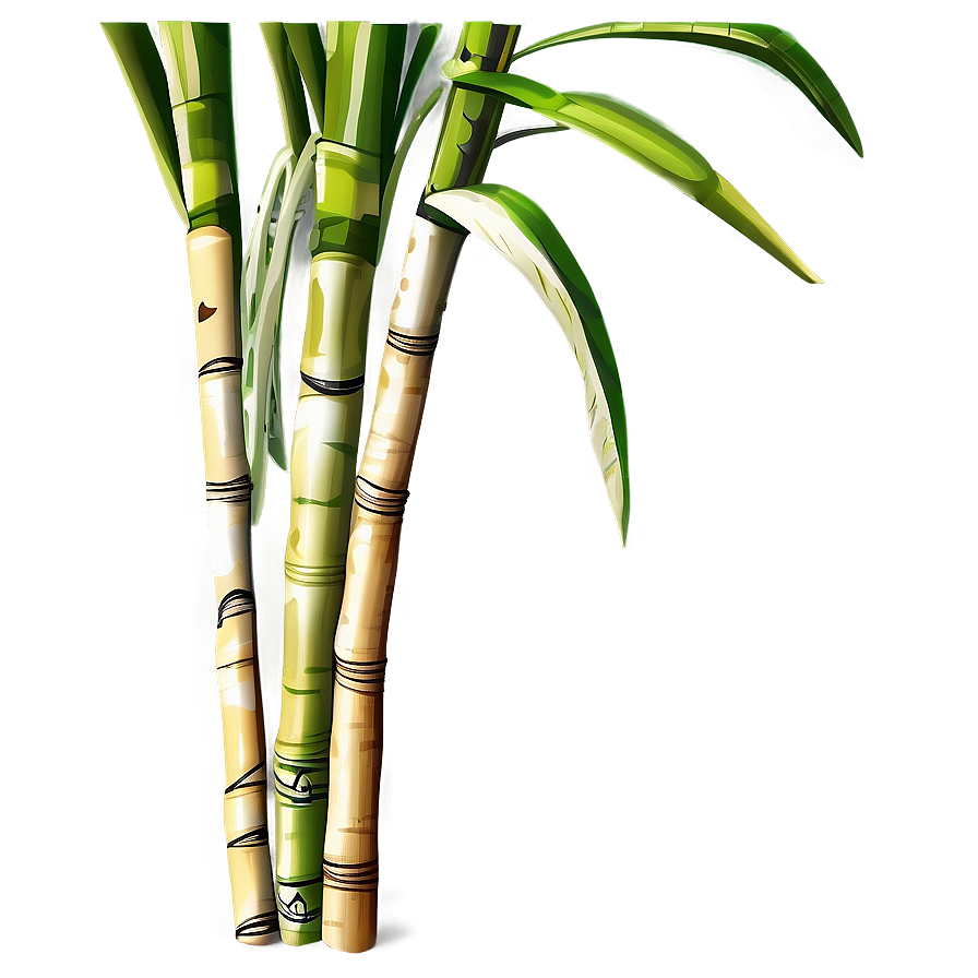 Green Sugarcane Stalk Png Wlr PNG Image