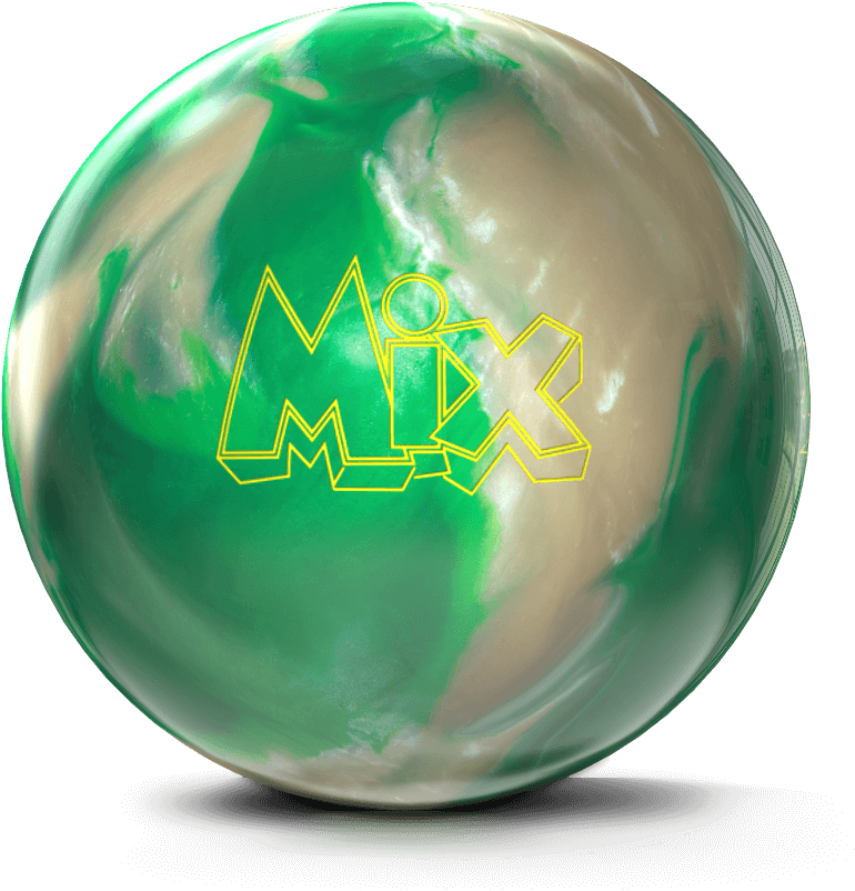 Green Swirl Bowling Ball PNG Image