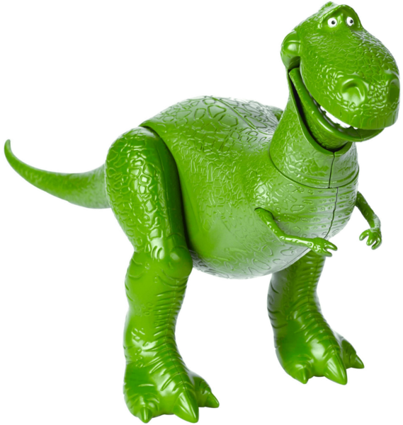 Green Toy Dinosaur Character PNG Image