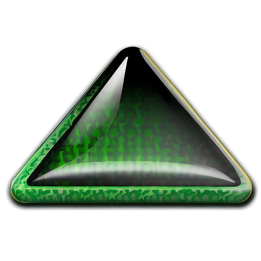 Green Triangle Button Png Guk3 PNG Image