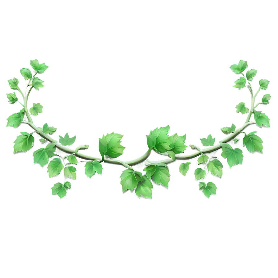 Green Vine Arch Graphic PNG Image