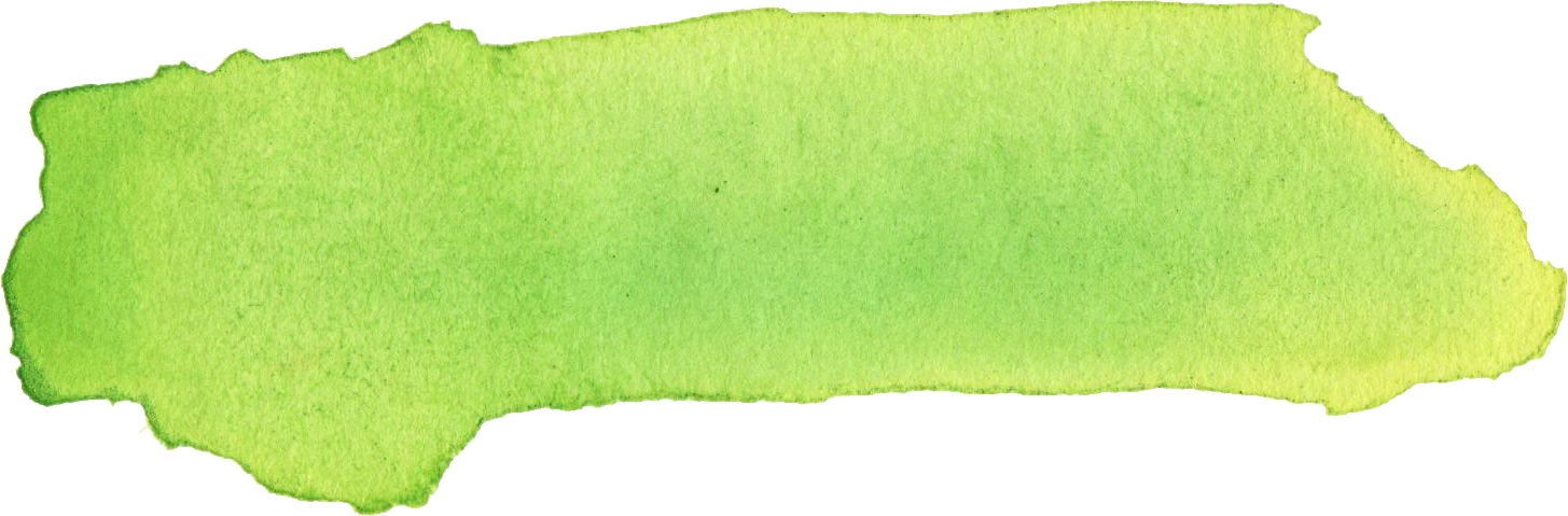 Green Watercolor Banner Texture PNG Image