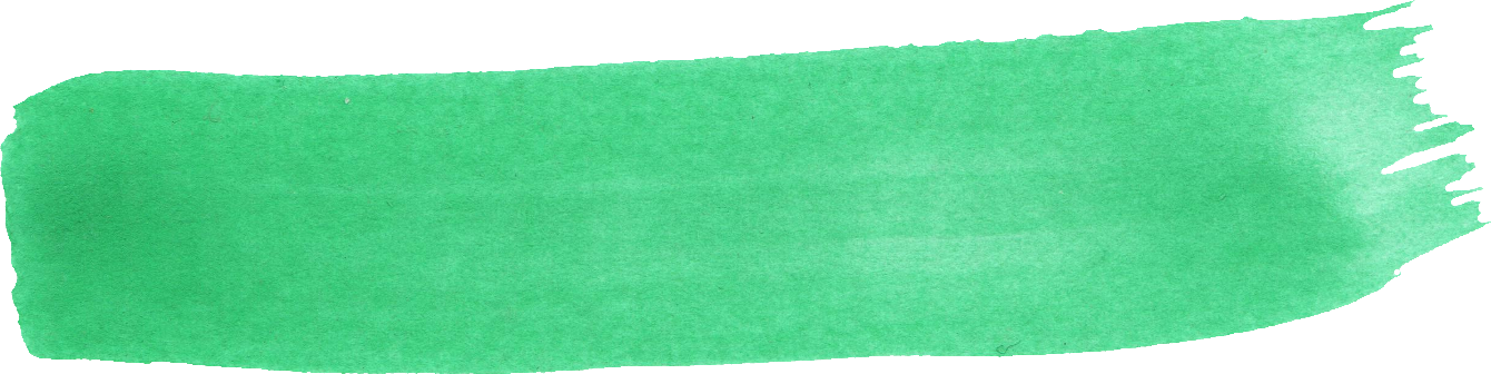 Green Watercolor Brush Stroke PNG Image