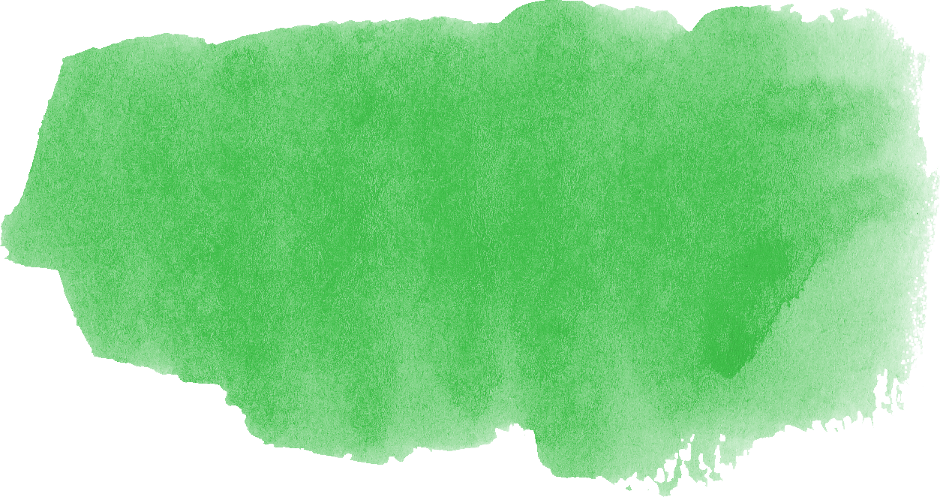 Green Watercolor Brush Stroke PNG Image