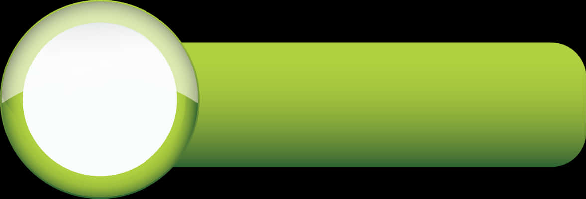 Green Web Button Design PNG Image