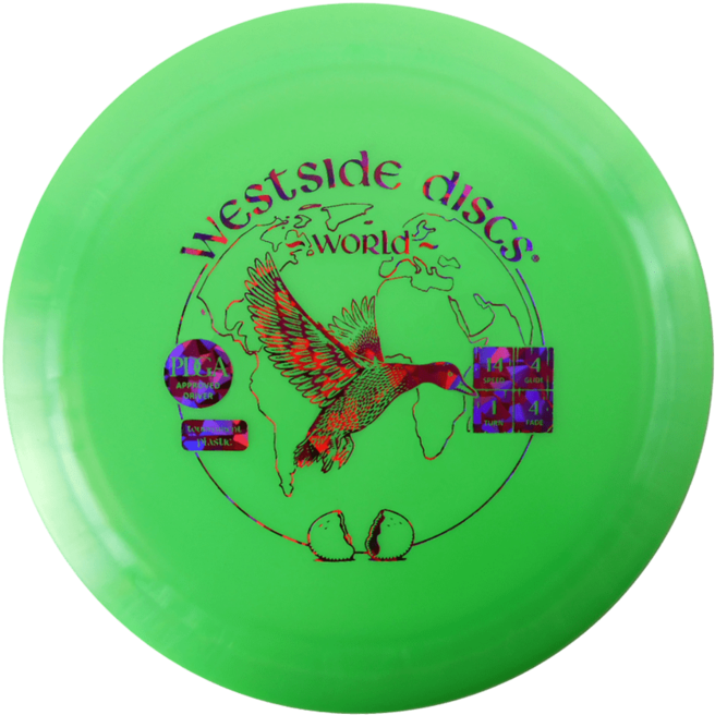 Green Westside Discs Frisbee PNG Image