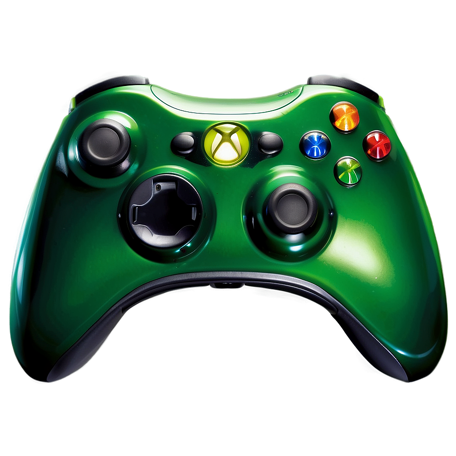 Green Xbox 360 Controller Png Sqp35 PNG Image