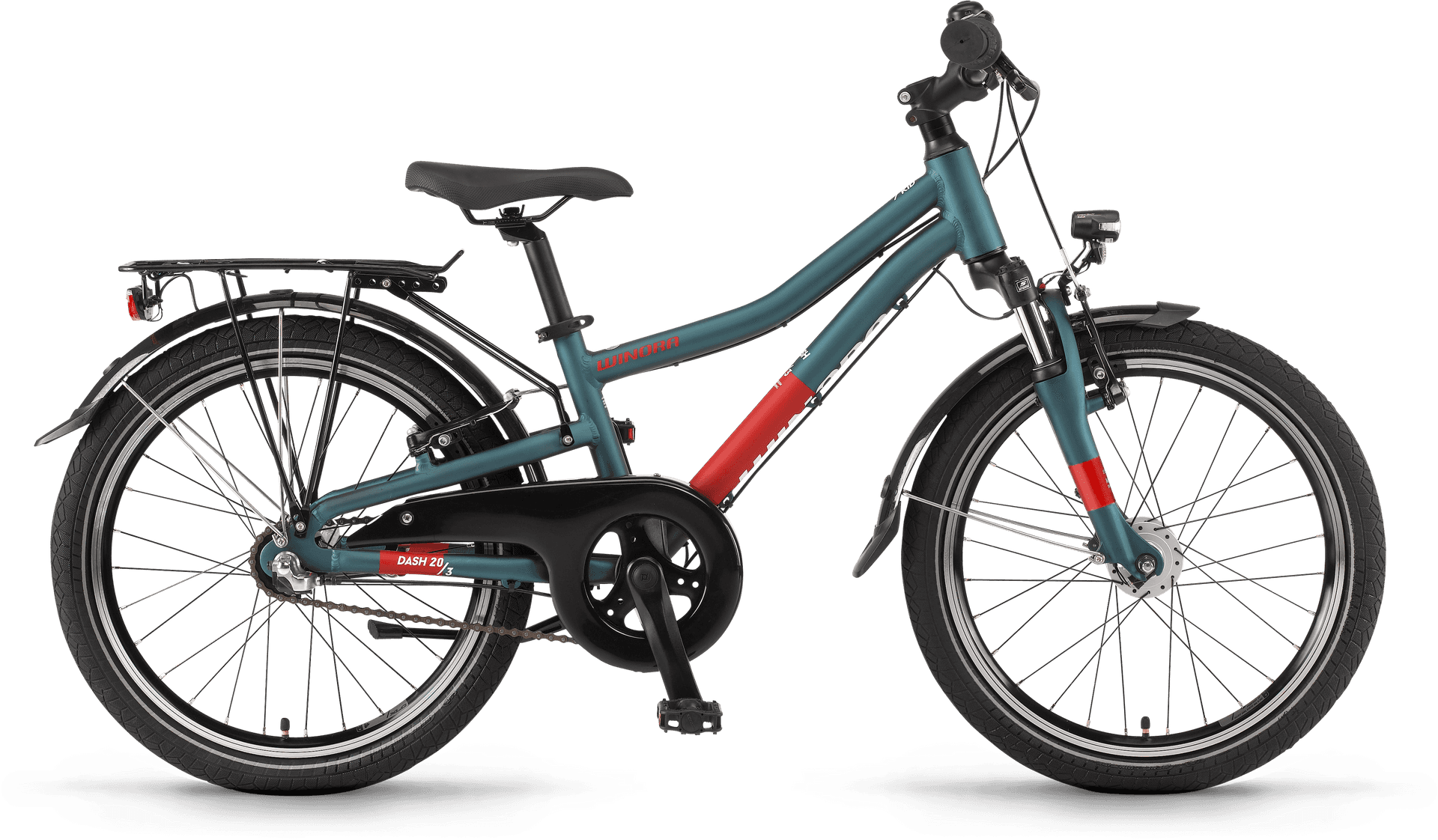 Greenand Red City Bike PNG Image