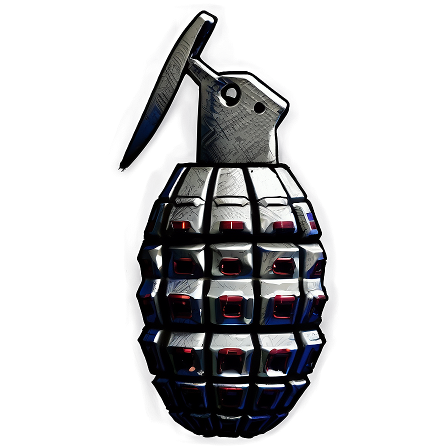 Grenade Sketch Png Mqi PNG Image