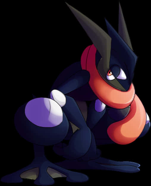 Greninja Pokemon Character PNG Image