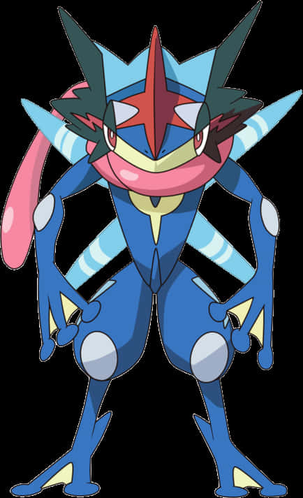 Greninja Pokemon Character PNG Image