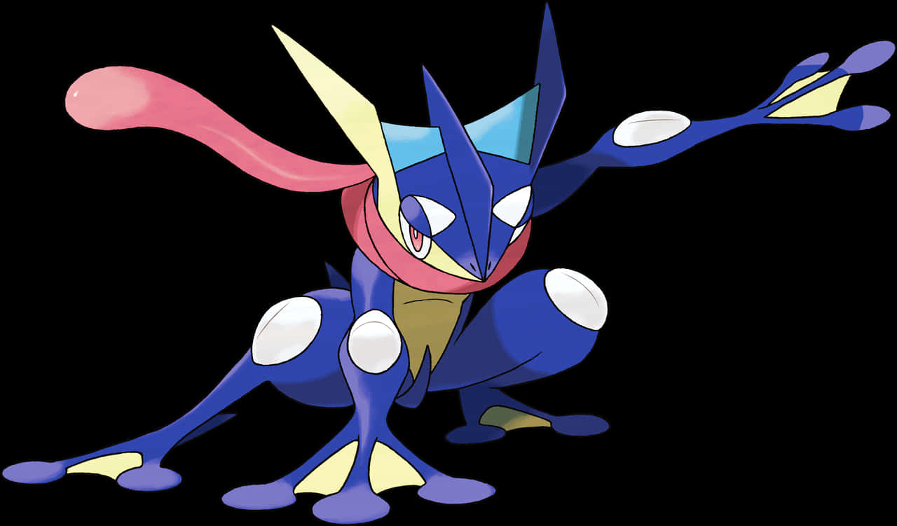 Greninja Pokemon Character PNG Image