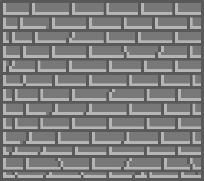 Grey Brick Wall Pattern PNG Image