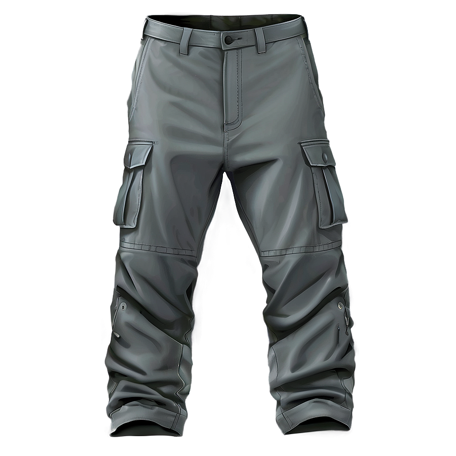 Grey Cargo Pants Png 7 PNG Image