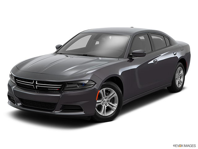 Grey Dodge Charger Sedan PNG Image