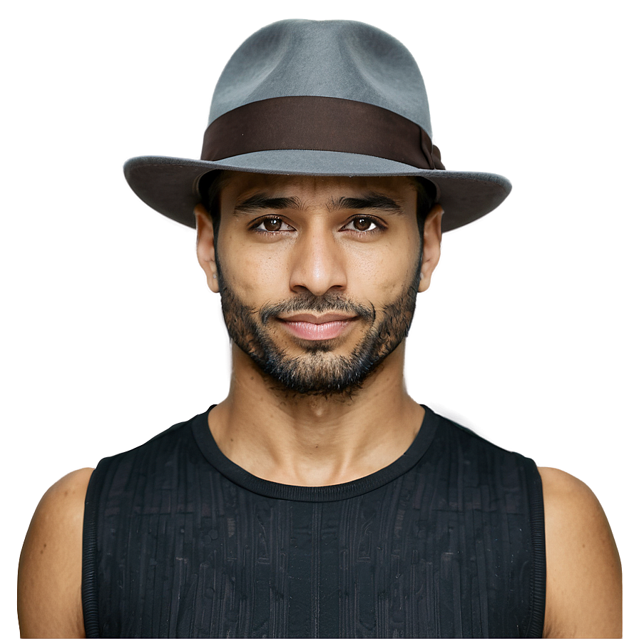 Grey Fedora Png 23 PNG Image