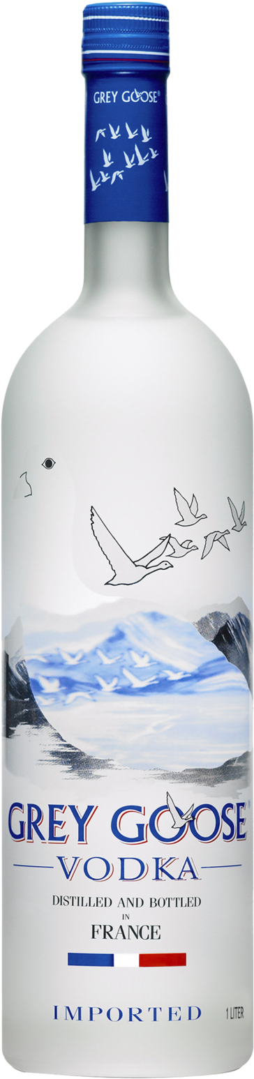 Grey Goose Vodka Bottle PNG Image