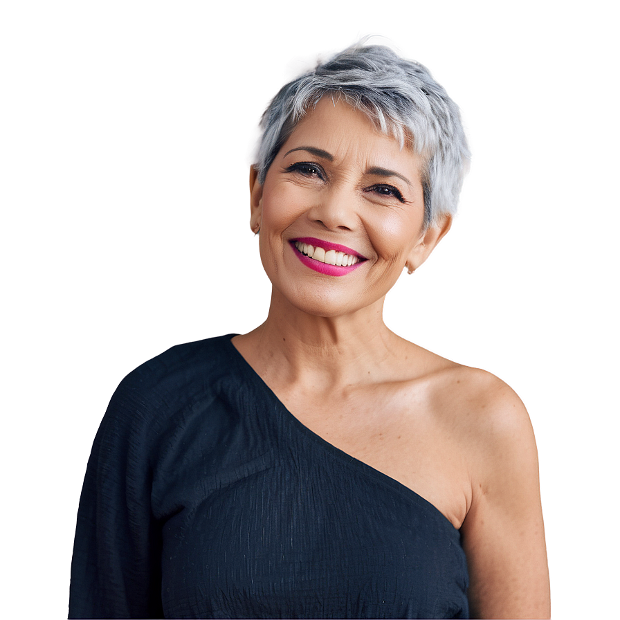 Grey Hair Confidence Png Bbe40 PNG Image