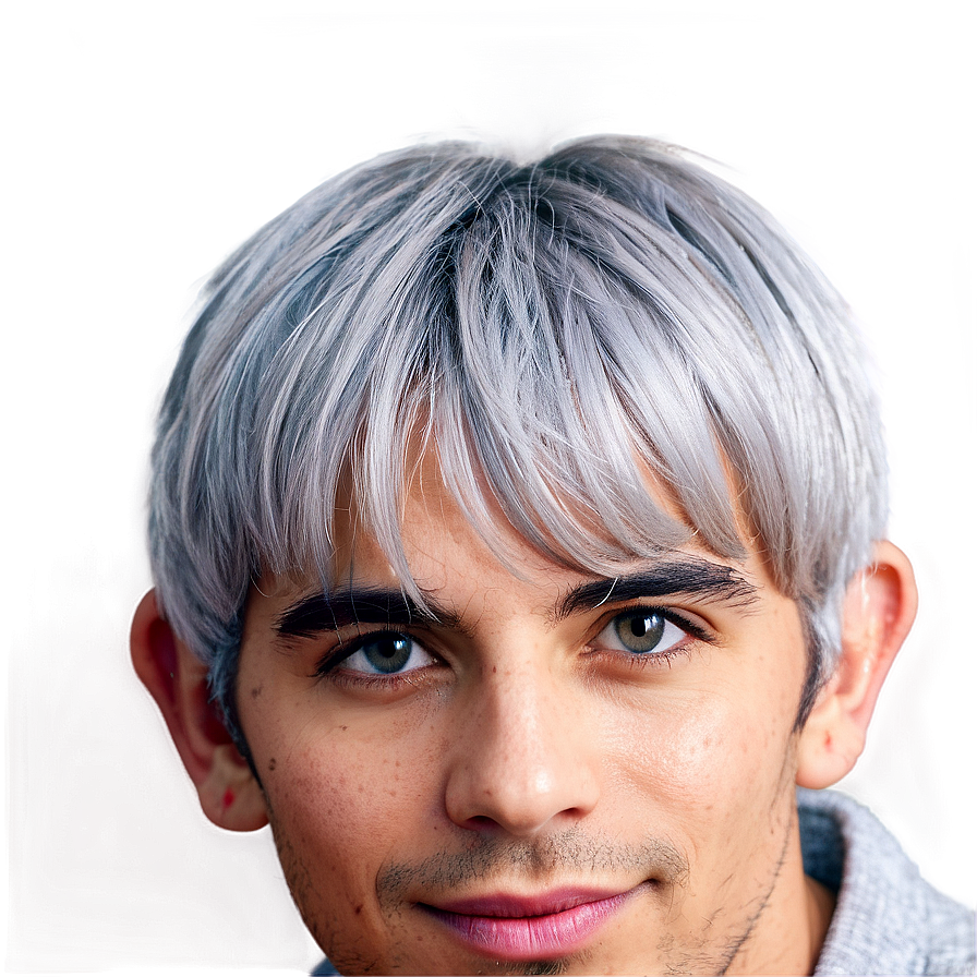 Grey Hair Style Png Nda PNG Image