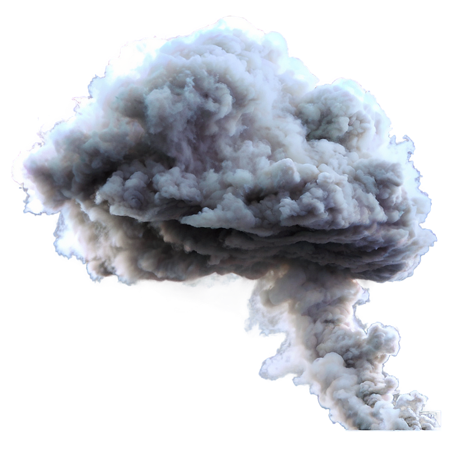 Grey Smoke B PNG Image