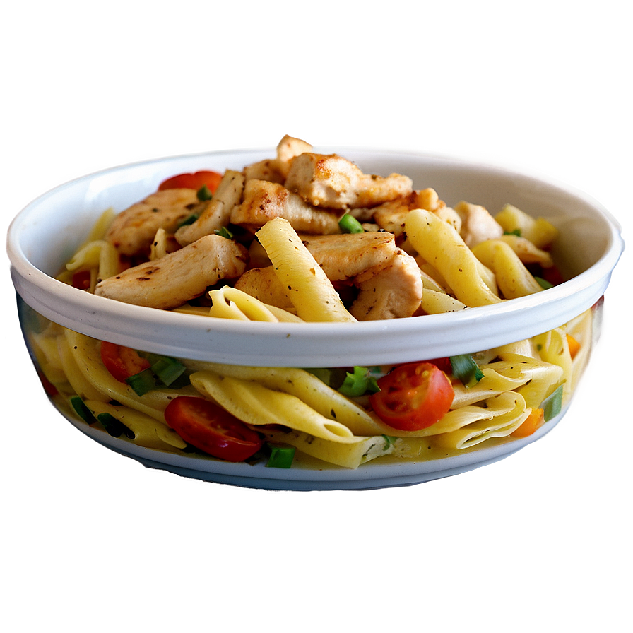 Grilled Chicken Pasta Topper Png Dlc3 PNG Image