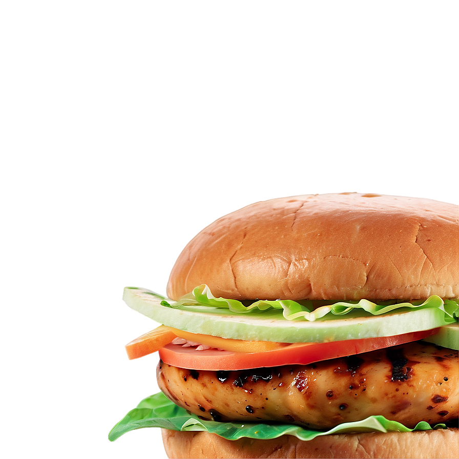 Grilled Chicken Whopper Png Wdx49 PNG Image