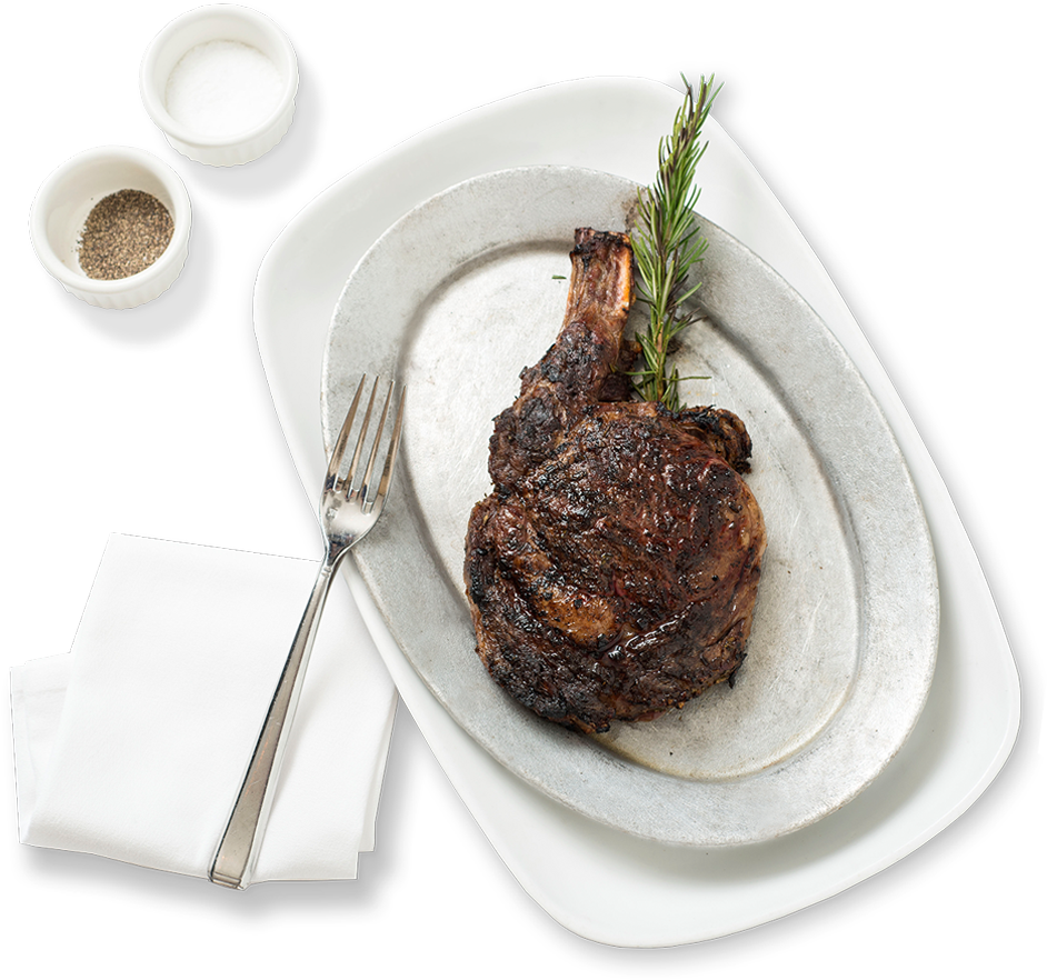 Grilled Ribeye Steak Dinner PNG Image