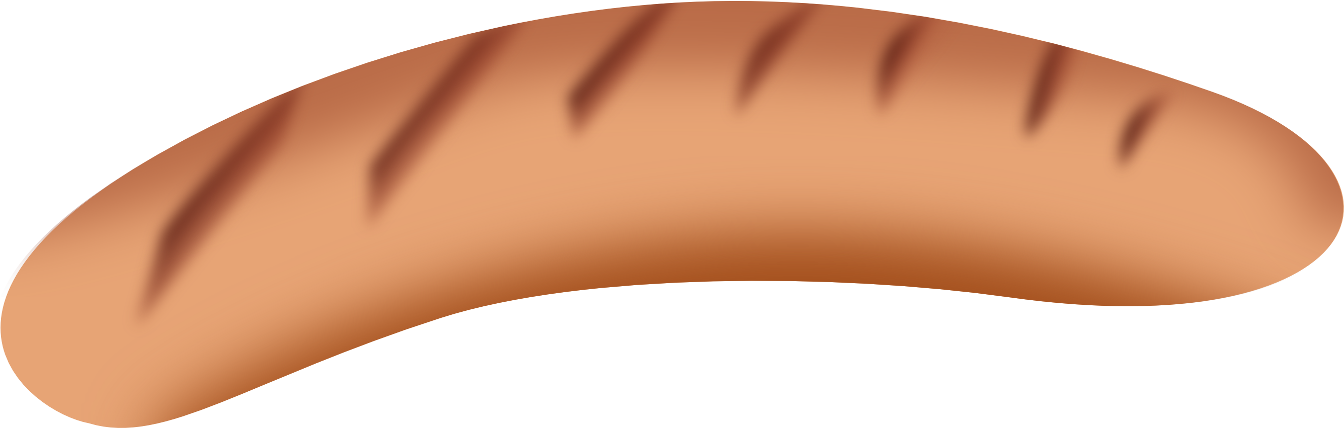 Grilled Sausage Graphic PNG Image