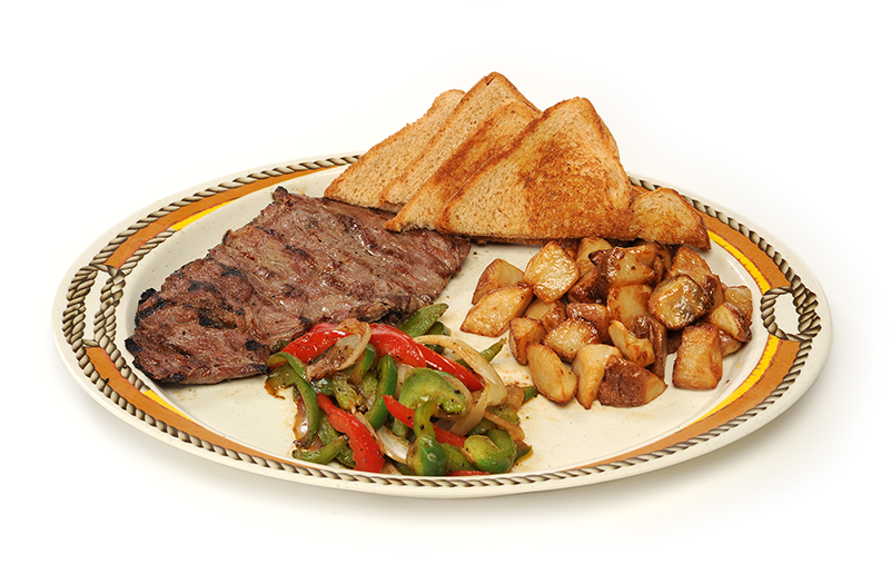 Grilled Steak Dinner Plate PNG Image