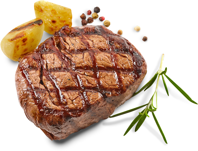 Grilled Steakwith Herbsand Spices PNG Image