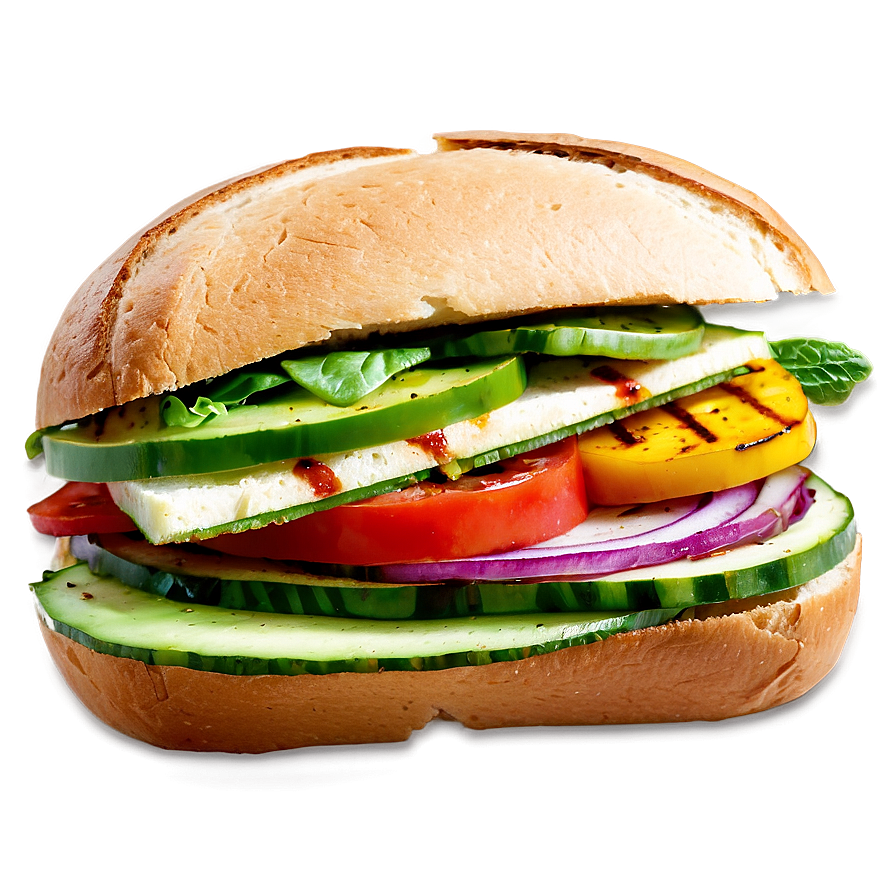 Grilled Veggie Sandwich Png Aua55 PNG Image