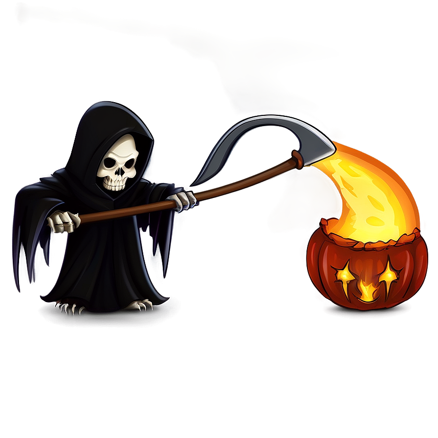 Grim Reaper Artwork Png Vvl PNG Image