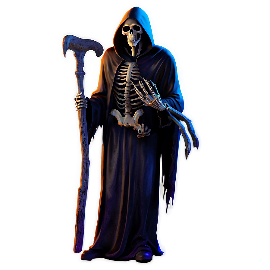 Grim Reaper Halloween Png Oya PNG Image