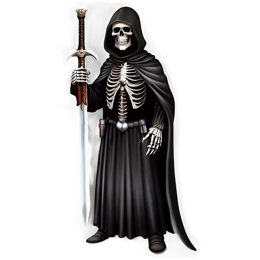 Grim Reaper In Armor Png Qyh35 PNG Image