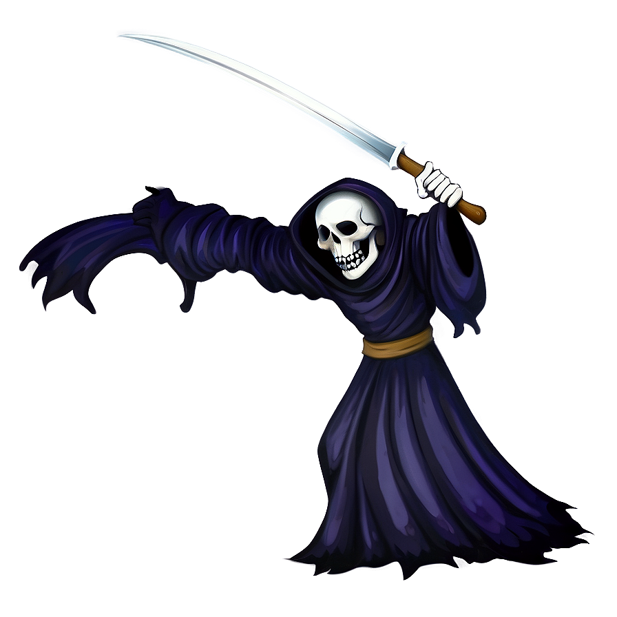 Grim Reaper In Battle Png 05062024 PNG Image