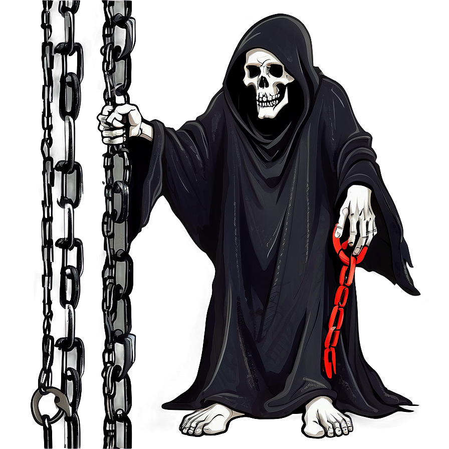 Grim Reaper In Chains Png 05062024 PNG Image