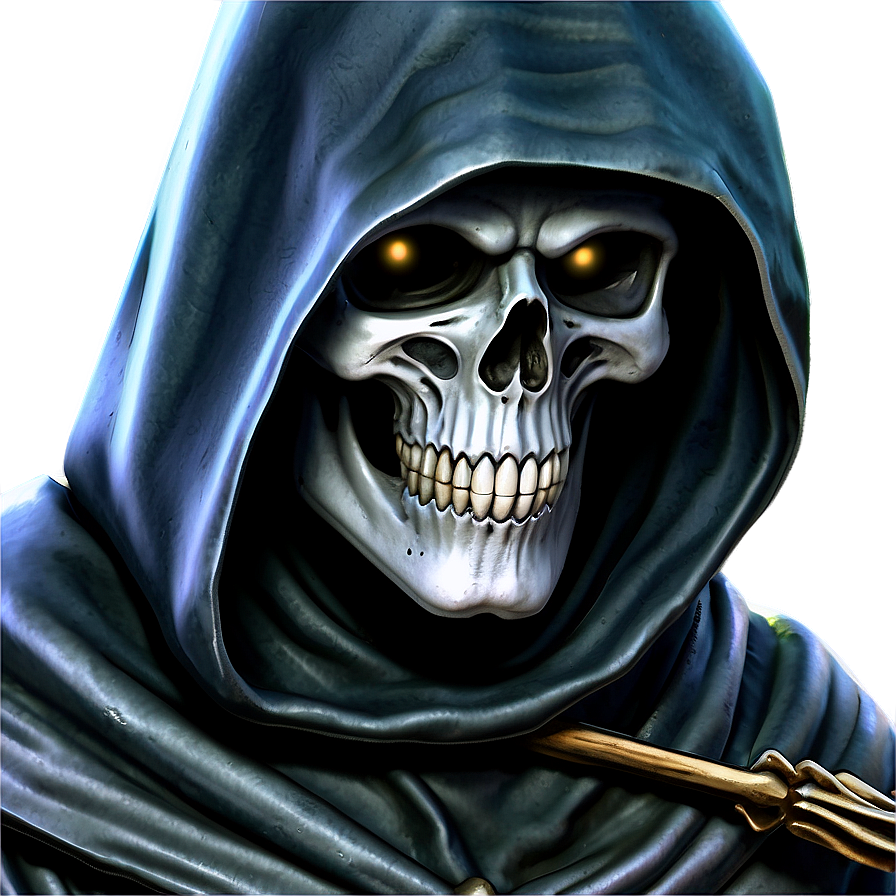 Grim Reaper In Cloak Png Ndd PNG Image