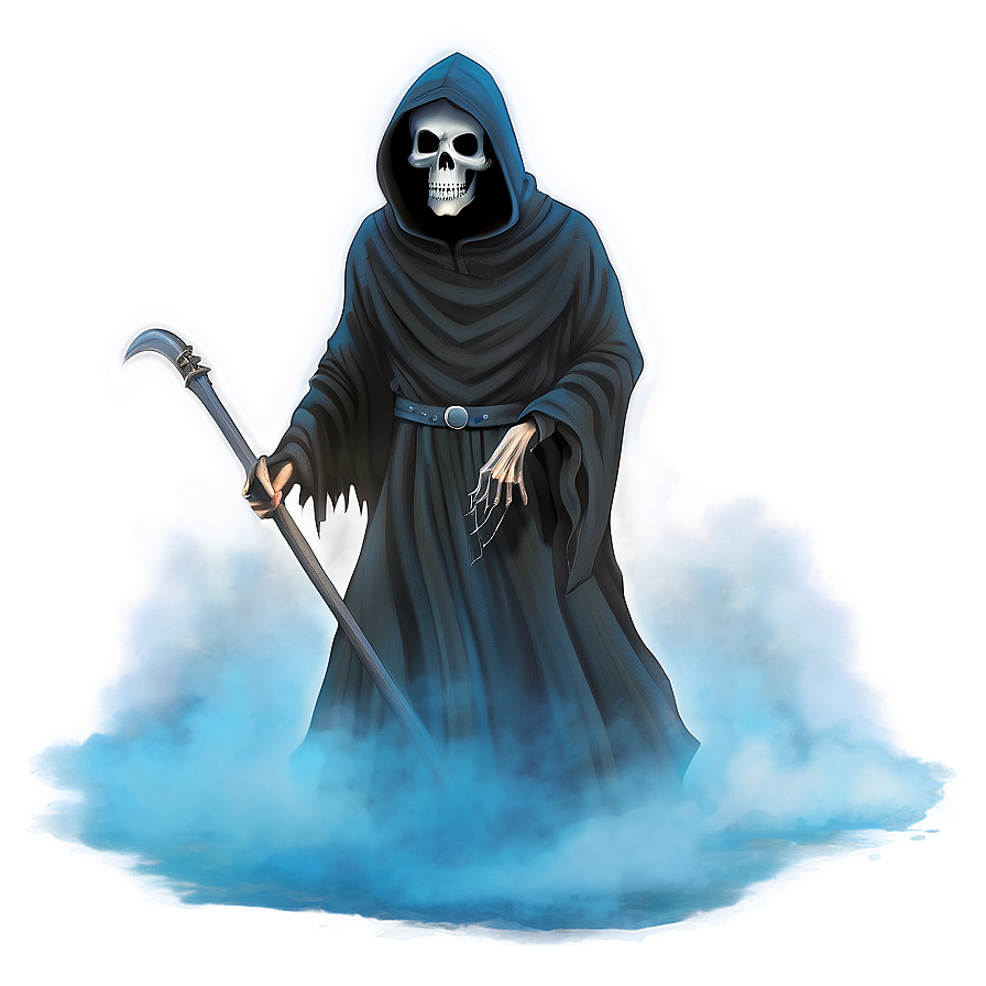 Grim Reaper In Fog Png Hai PNG Image