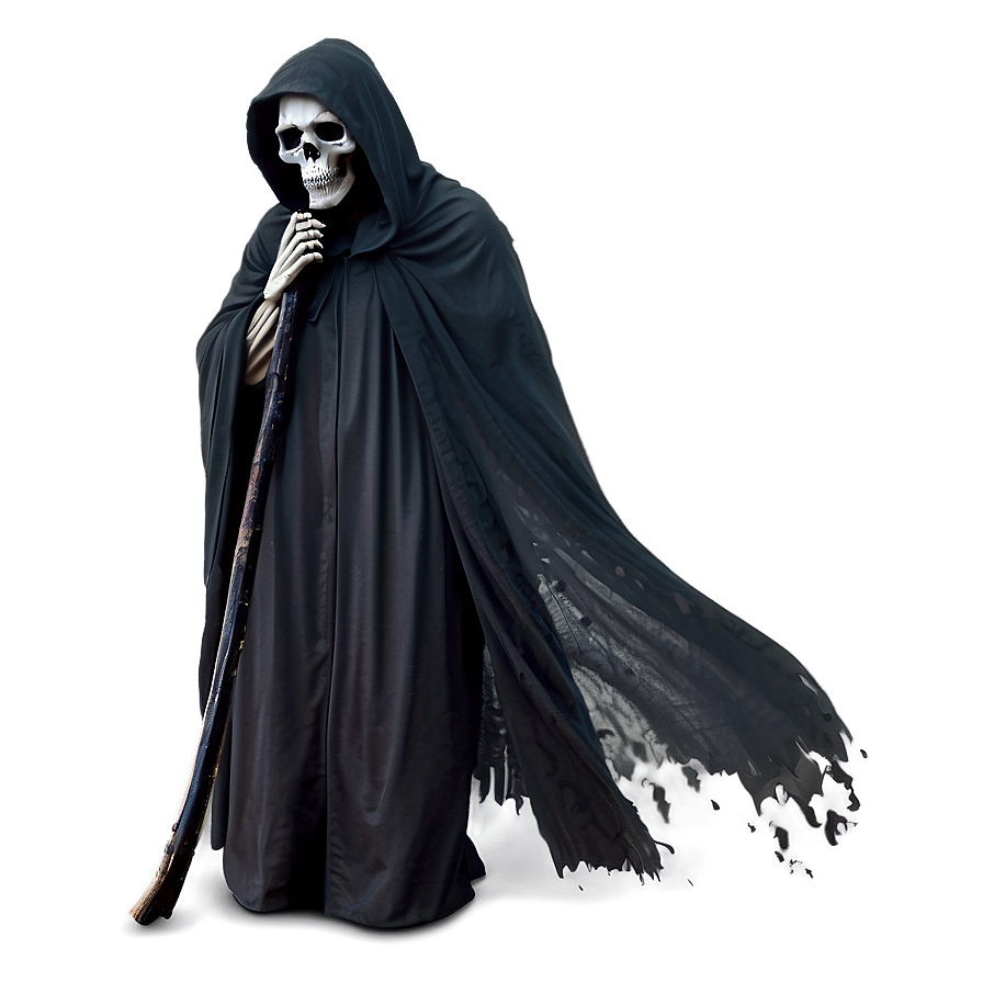 Grim Reaper In Fog Png Uxx PNG Image