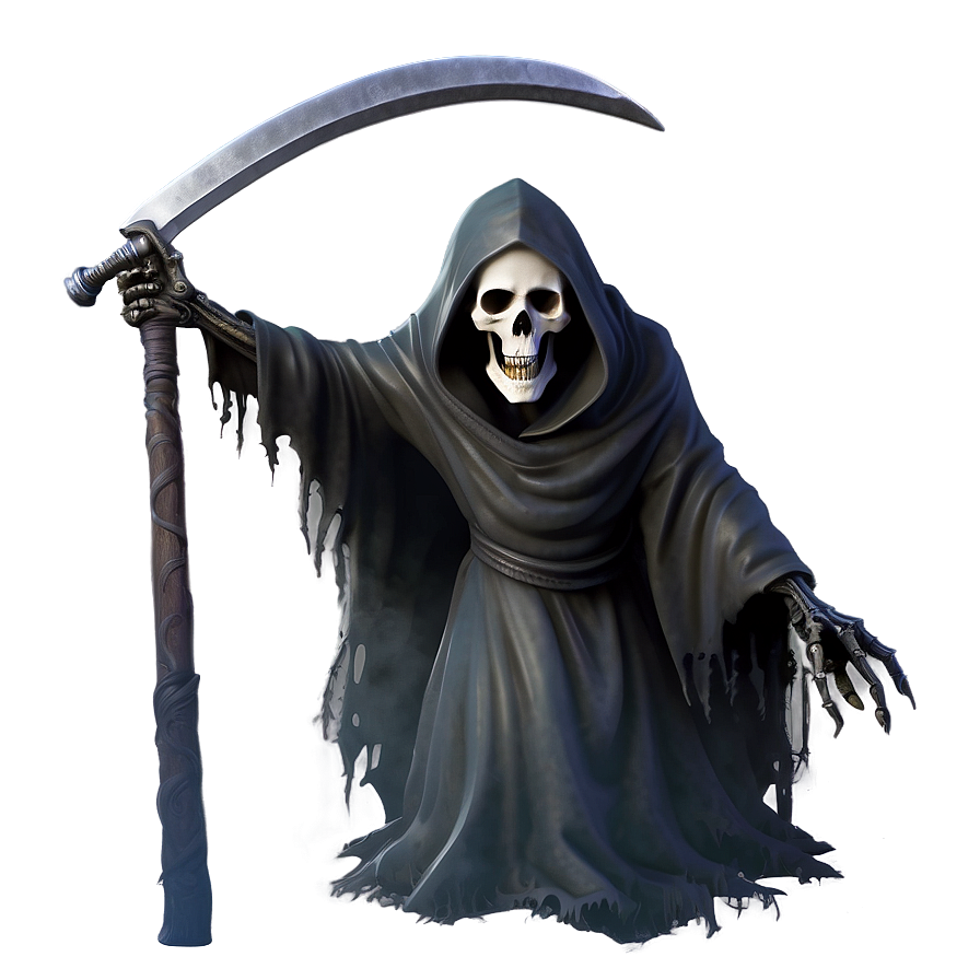 Grim Reaper In Fog Png Veb PNG Image