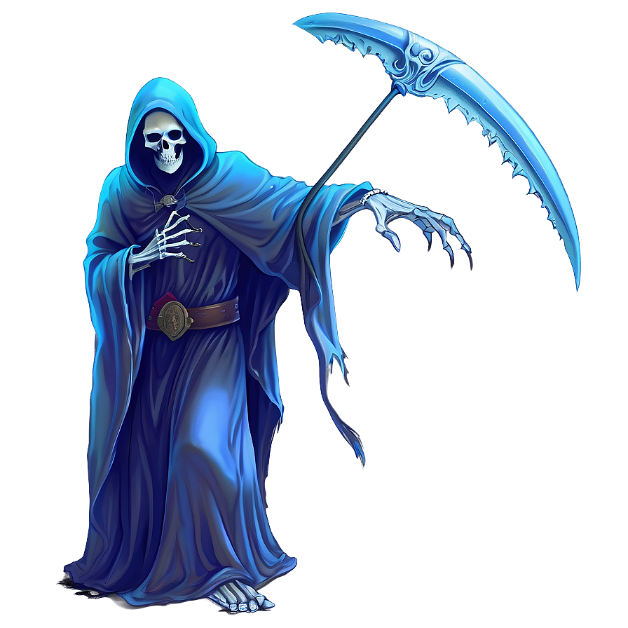 Grim Reaper In Mist Png Fth PNG Image