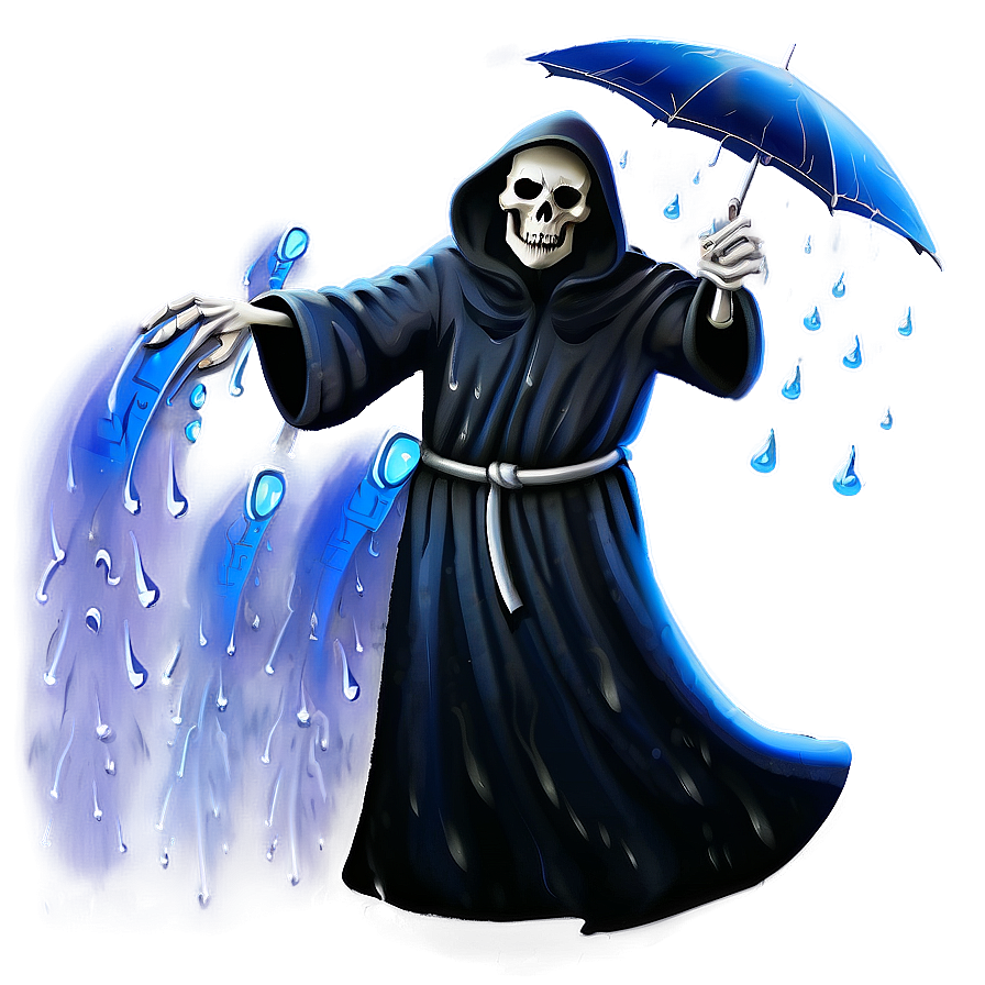 Grim Reaper In Rain Png Ikd69 PNG Image