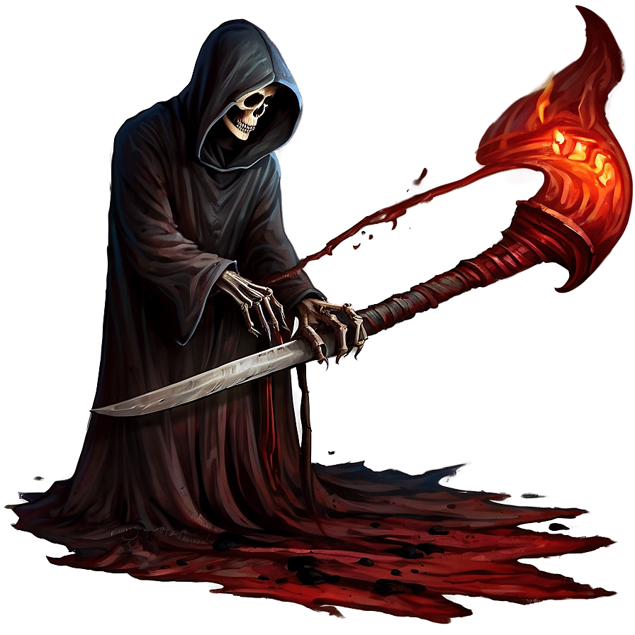 Grim Reaper In Shadow Png 05062024 PNG Image