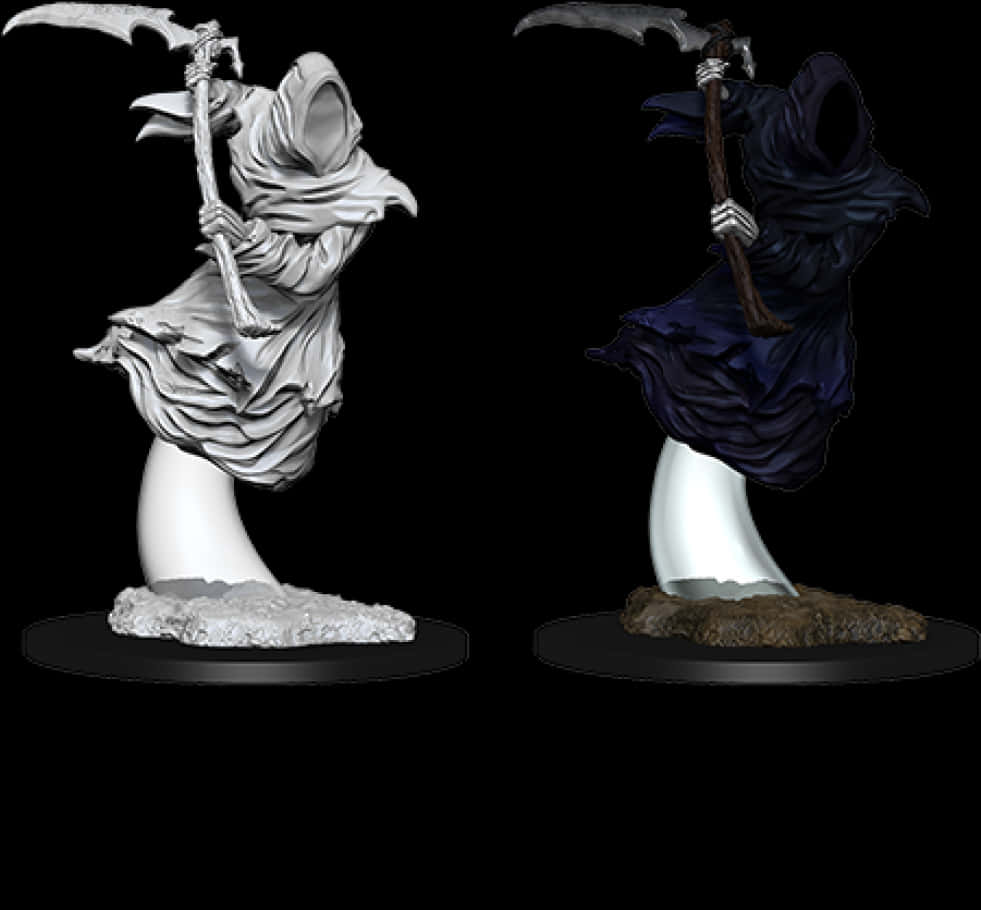 Grim Reaper Statuettes Duality PNG Image