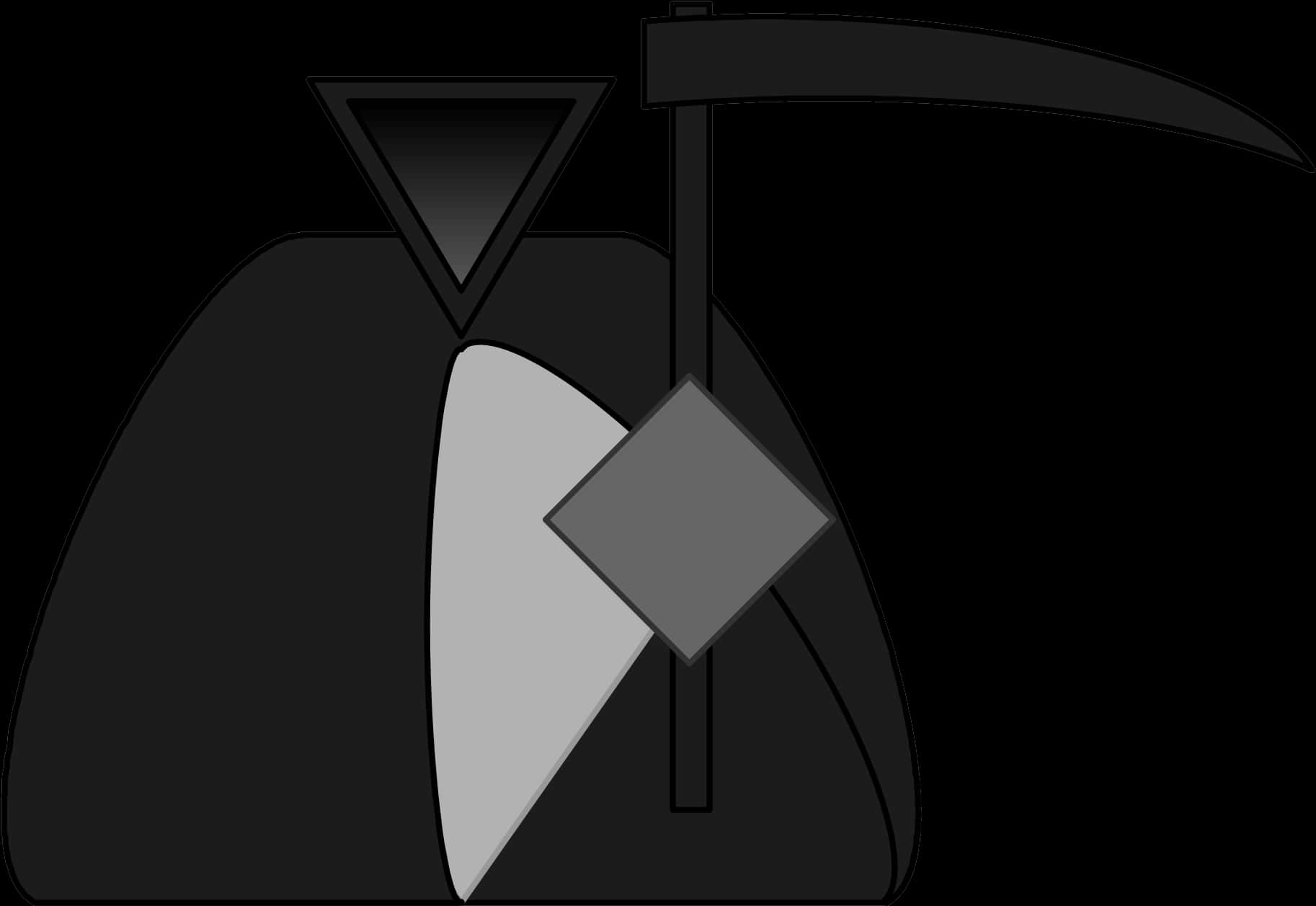 Grim Reaper Vector Art PNG Image