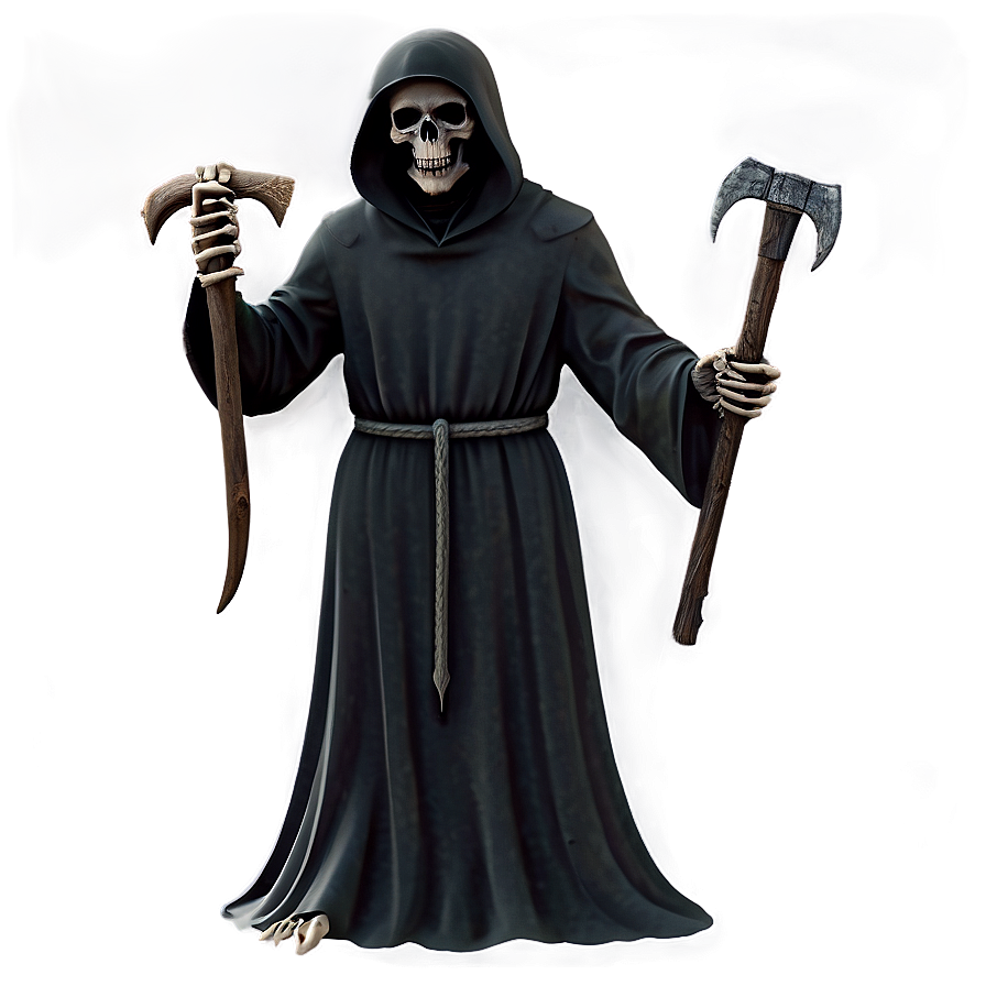 Grim Reaper With Axe Png 05062024 PNG Image