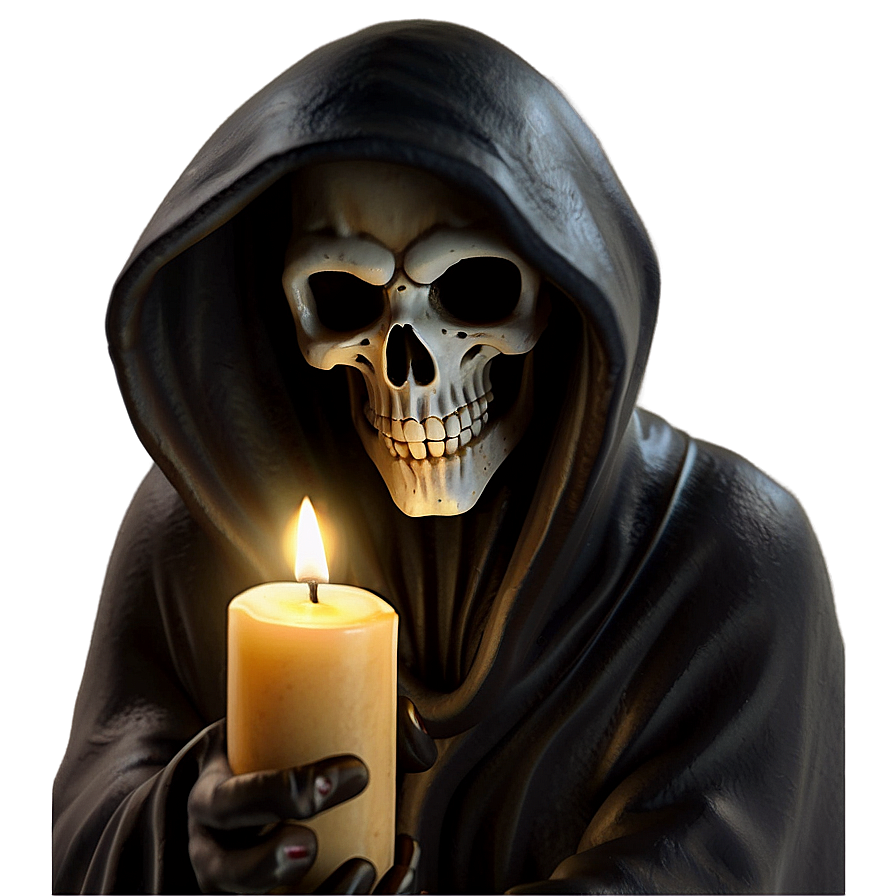 Grim Reaper With Candle Png Mqk PNG Image