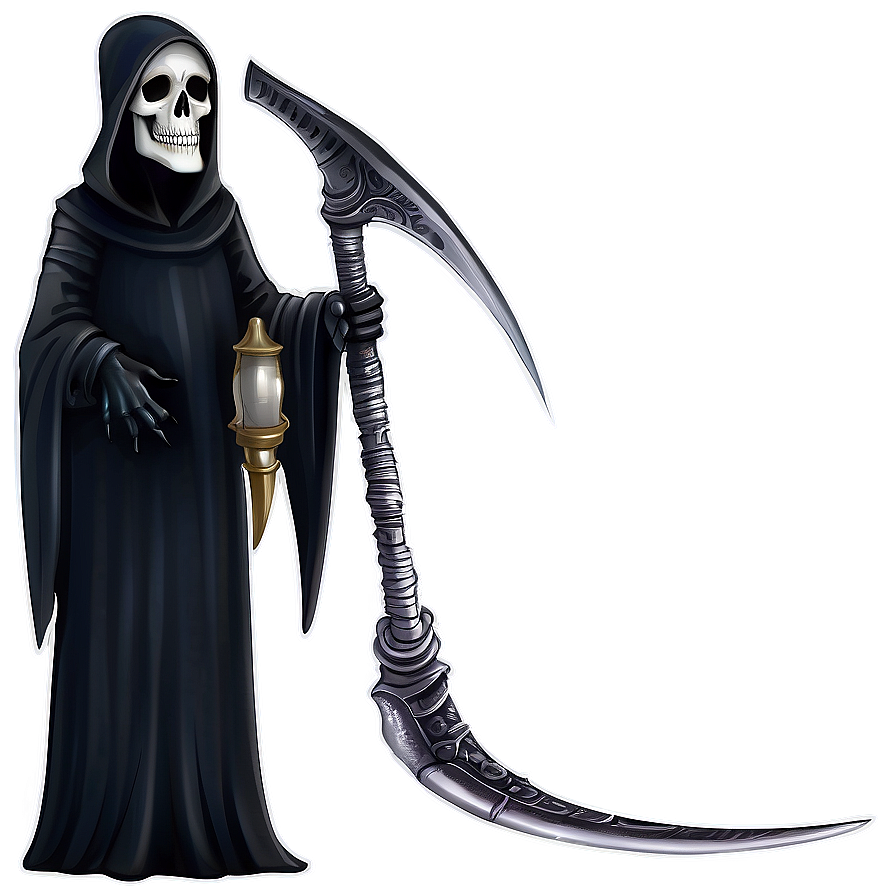 Grim Reaper With Scales Png Qsp PNG Image