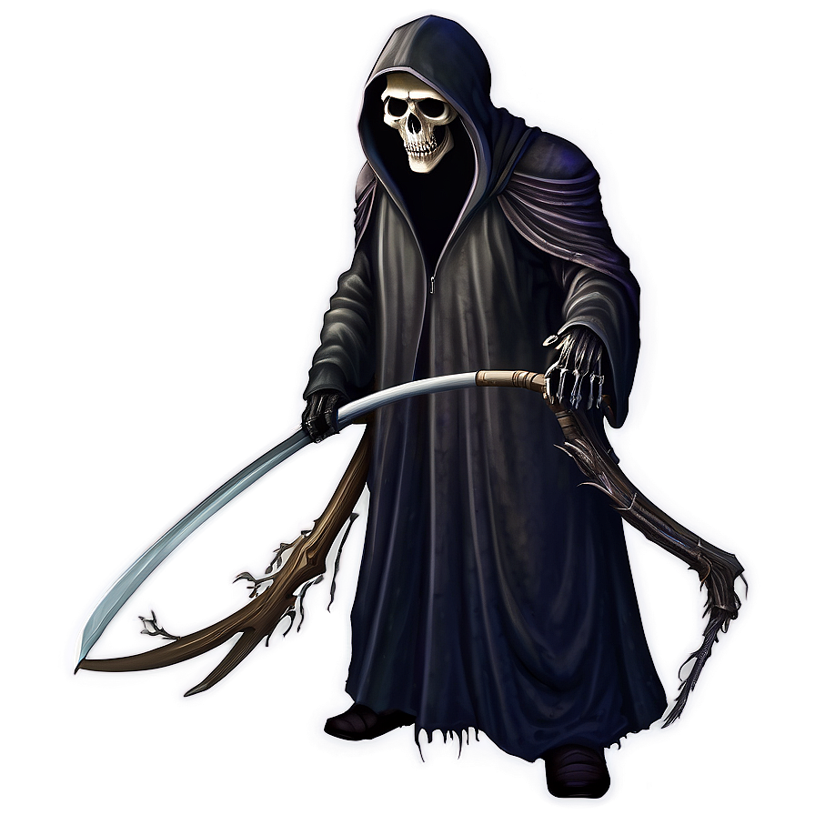 Grim Reaper With Scythe Png 20 PNG Image